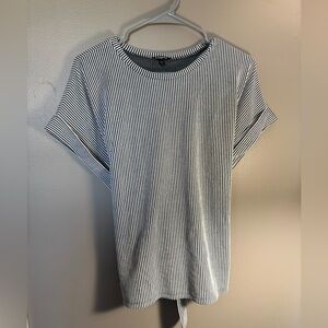 Express Monochrome Striped Top